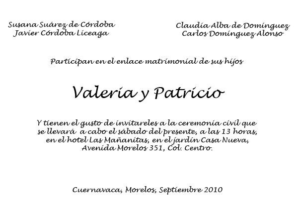 invitacion boda civil <img class=