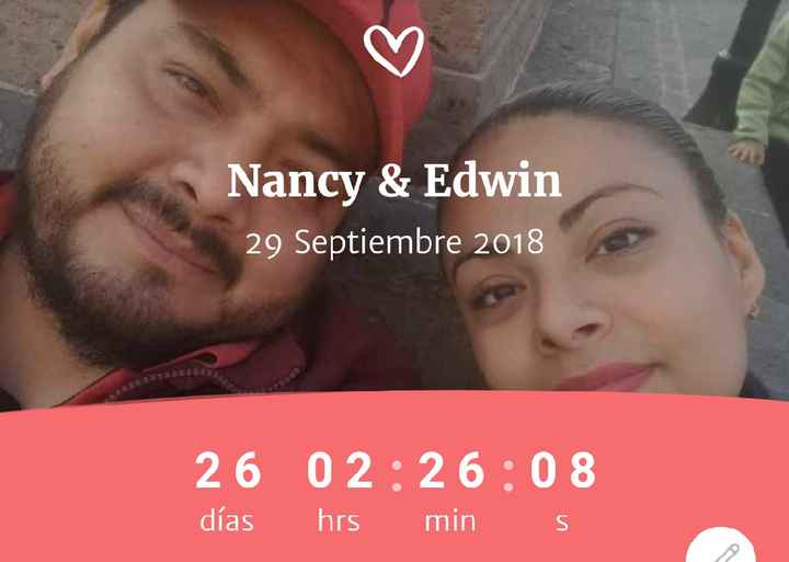 Una semana menos para la BODA 📆 ¡Comparte tu contador! - 1