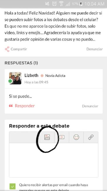  No puedo subir fotos - 1