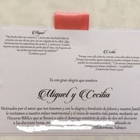 frente de la invitación 