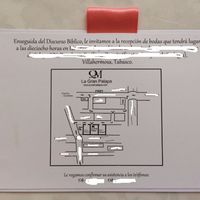 reverso de la invitacion