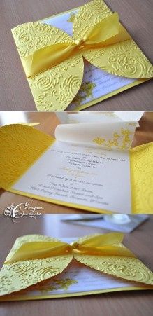 Invitaciones Para Boda Color Amarillo Foro Manualidades Para Bodas My XXX Hot Girl