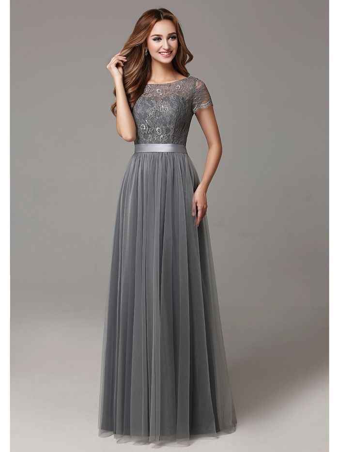 Vestido Gris Oxford