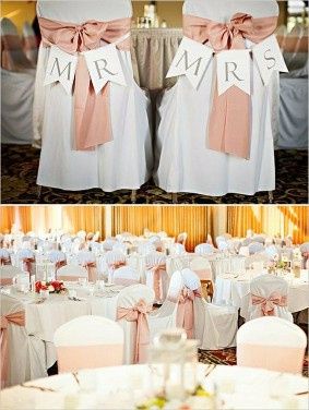 Ideas para decorar las sillas de los novios 18