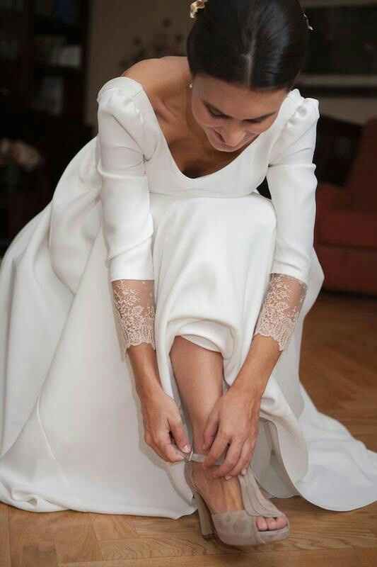 Zapatos de la novia. - 2