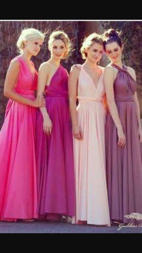 Y sus damas? que vestidos usaran? largos cortos? y que color? - 1