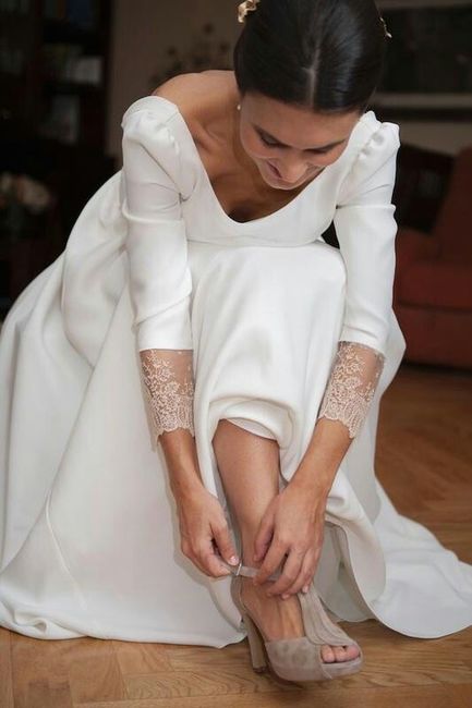 Zapatos de la novia. - 2