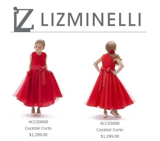 VESTIDO ROJO PARA NIÑA