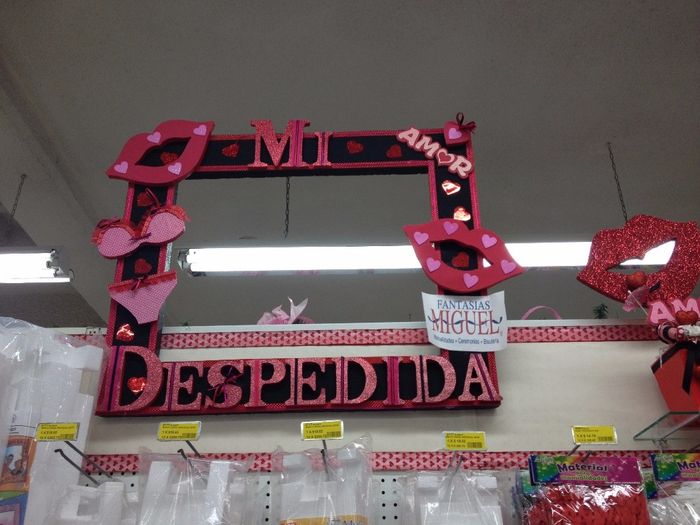 Marco para despedida 