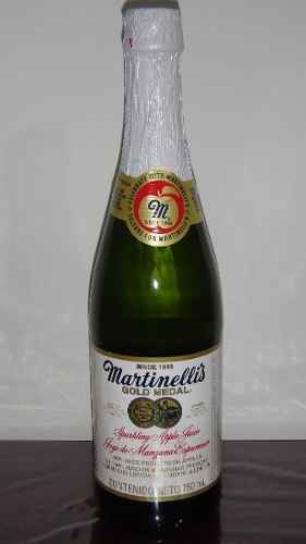 jugo de manzana espumoso