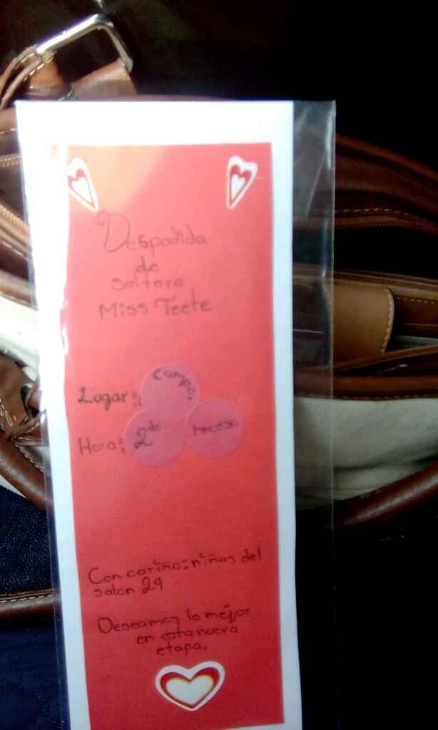 Mi primera despedida - 1