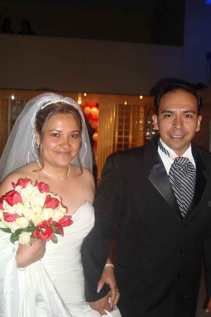 llegando a la recepción