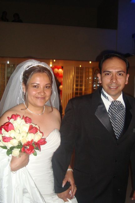 llegando a la recepción :)