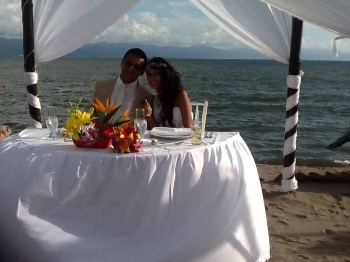 Les presentó mi boda al civil en la playa - 3