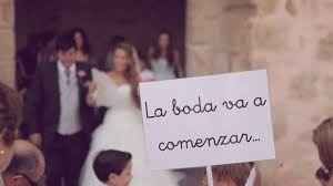 La boda va a comenzar