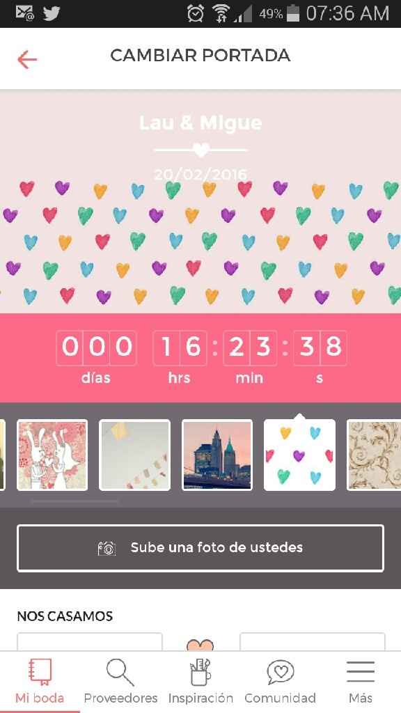 Marcador en 0 dias. me caso ? - 1