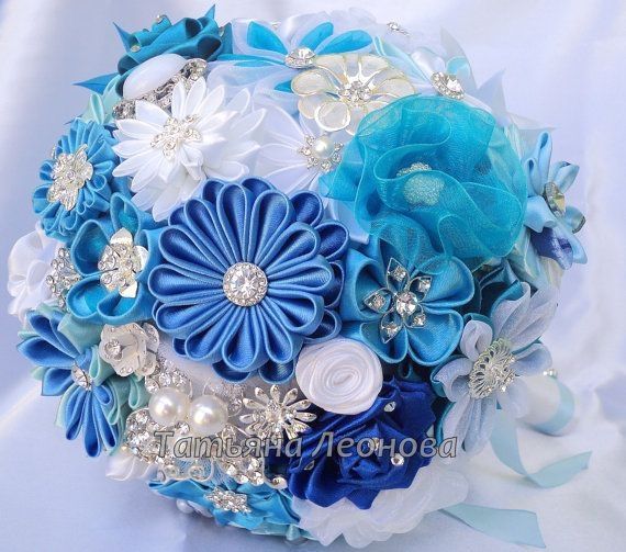 Ramo de novia kanzashi - 4