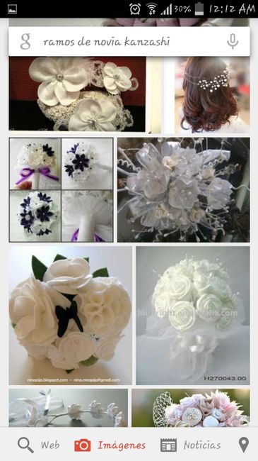 Ramo de novia kanzashi - 5