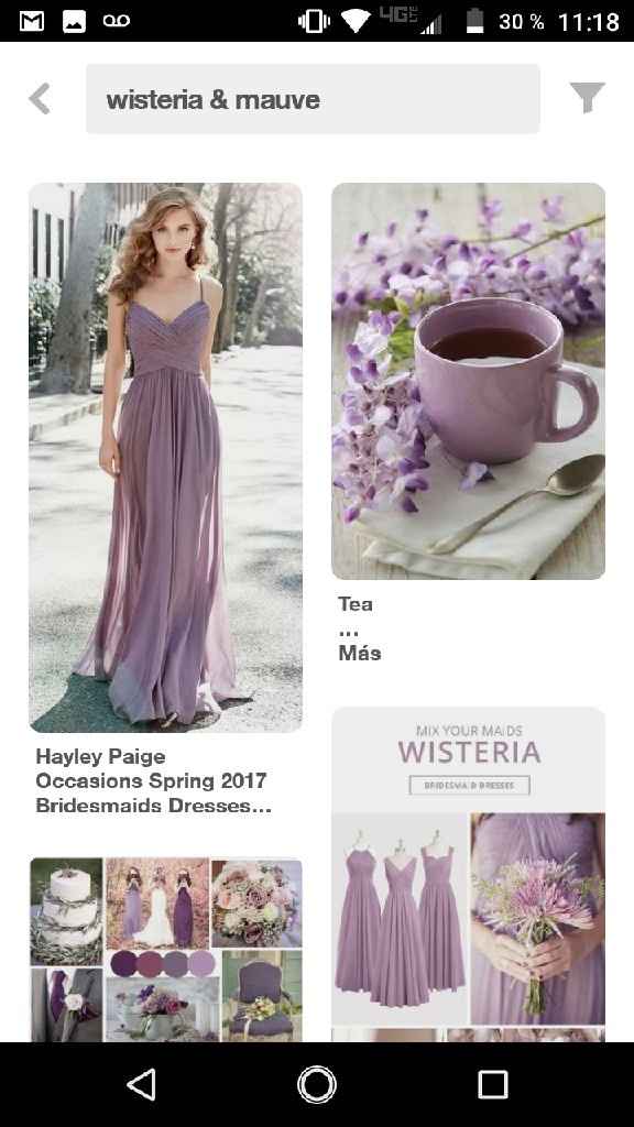 El significado del color de los vestidos de las damas de honor - 1