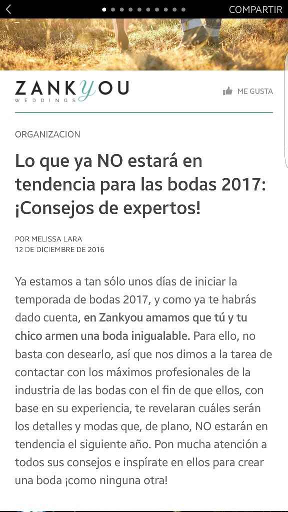 Lo que estará out en el 2017! - 1