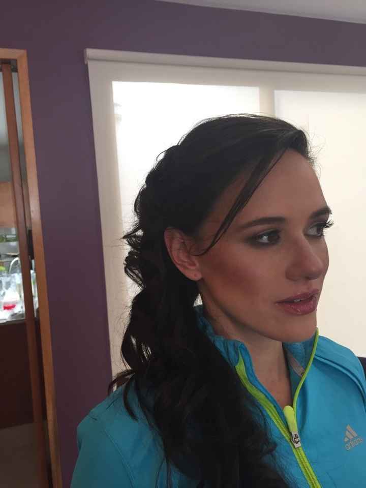 Mi prueba de peinado y maquillaje.... no me gustó! - 2