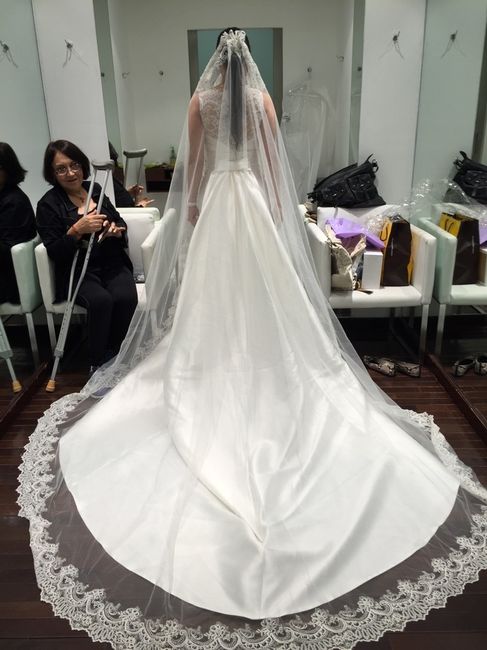 Les comparto la foto de mi prueba de vestido pero hay algo en ella que no está bien. - 1