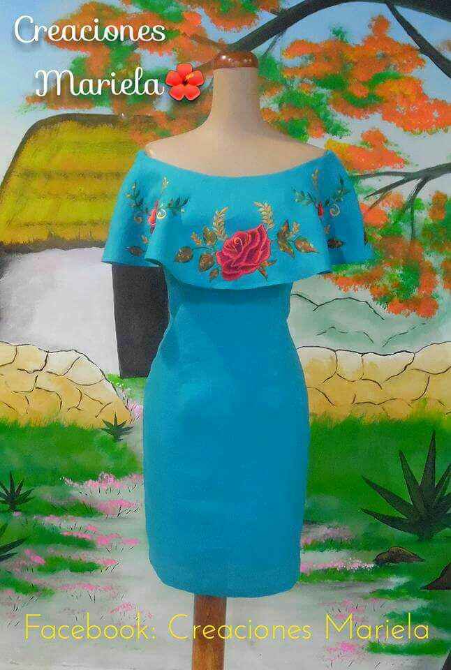 Vestidos para damas verde esmeralda - 1