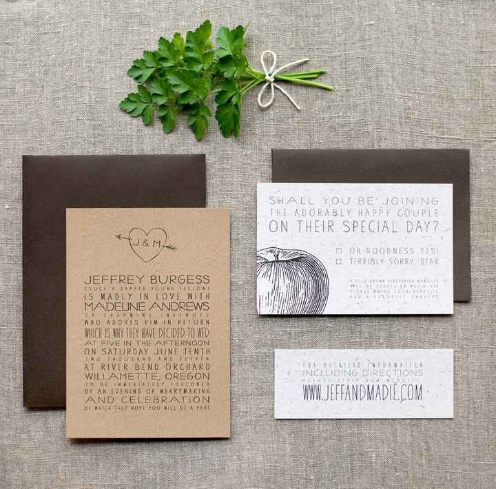 invitaciones rústicas