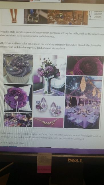 Boda en morado y plata, recomendaciones? 