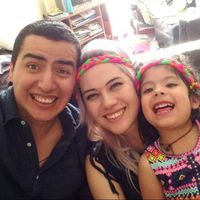Daniel y yo con mi sobrinita n.n