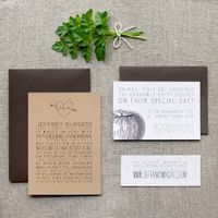 invitaciones rústicas