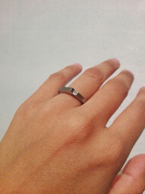 Mi anillo por fin. - 2
