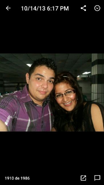Porque Vivir es recordar, Cual fue su primera foto de novios ? - 1