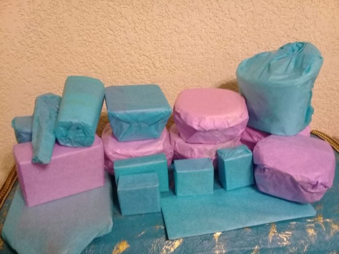 Premios más grandes envueltos en papel