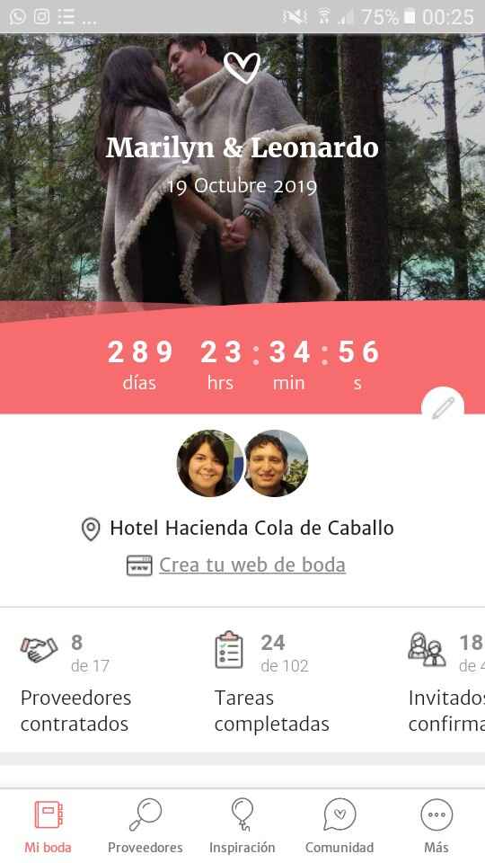 Mi marcador en el primer día del año 2019⏳👰🏻🤵🏻 - 1