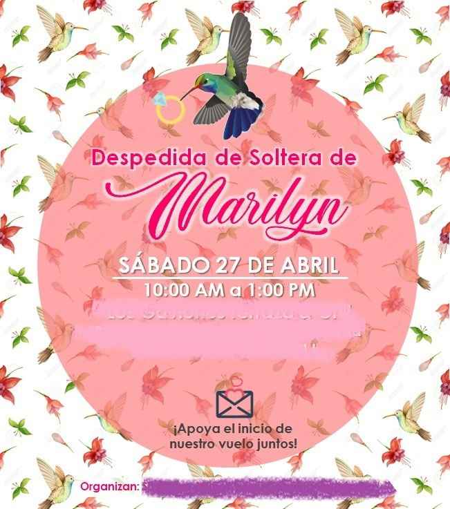 Invitación Despedida de Soltera