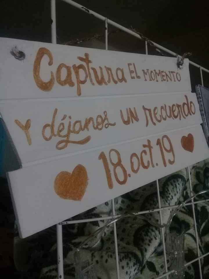 Detalles del letrero