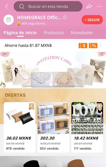 Invitaciones Correctas (aliexpress) 4