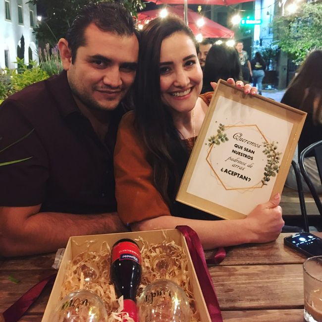 Mensajes y regalitos para pedir que sean tus padrinos de boda - 1