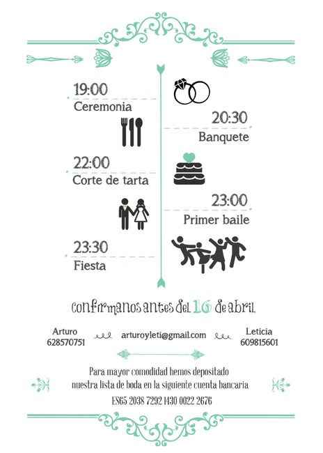 Itinerario en la recepción - 3