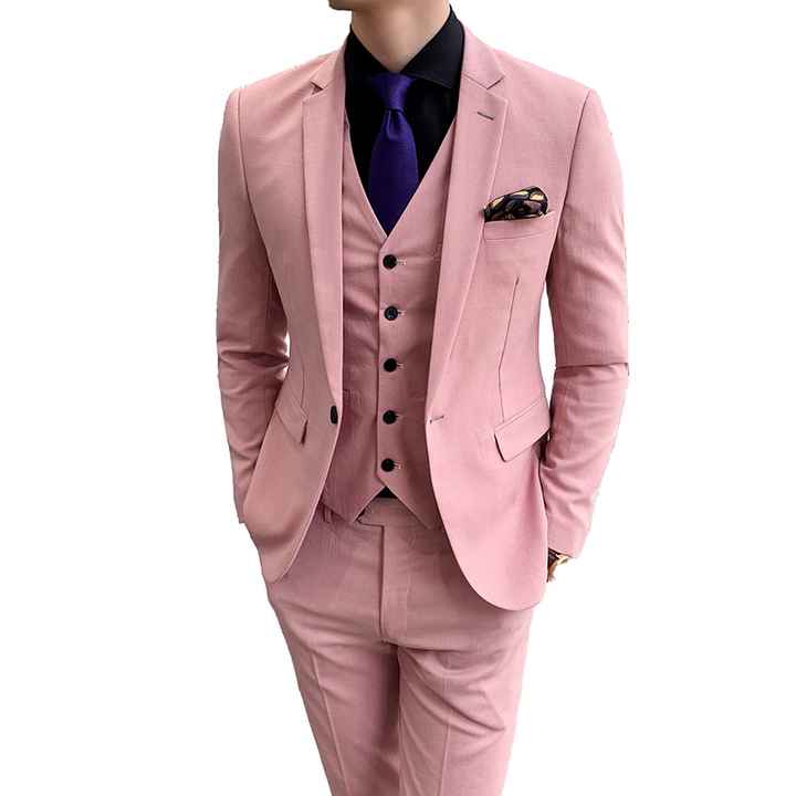 Trajes para Novio en color Rosa - 3