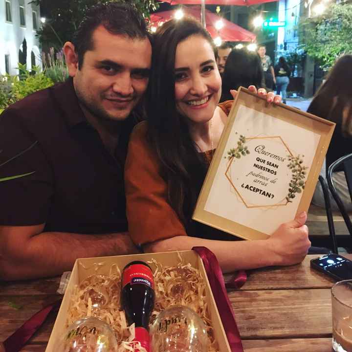 Mensajes y regalitos para pedir que sean tus padrinos de boda - 1