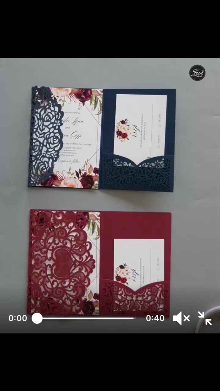 Invitaciones en tonos oscuros - 2