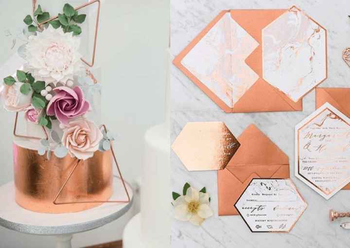 Invitaciones en color Bronce - 2