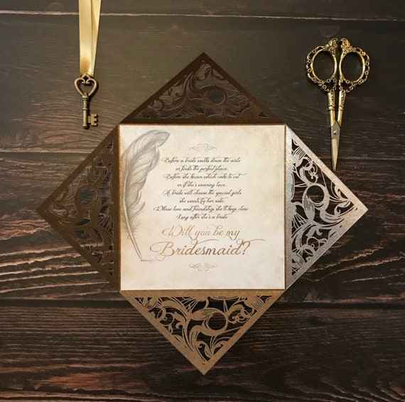 Invitaciones en color Bronce - 4