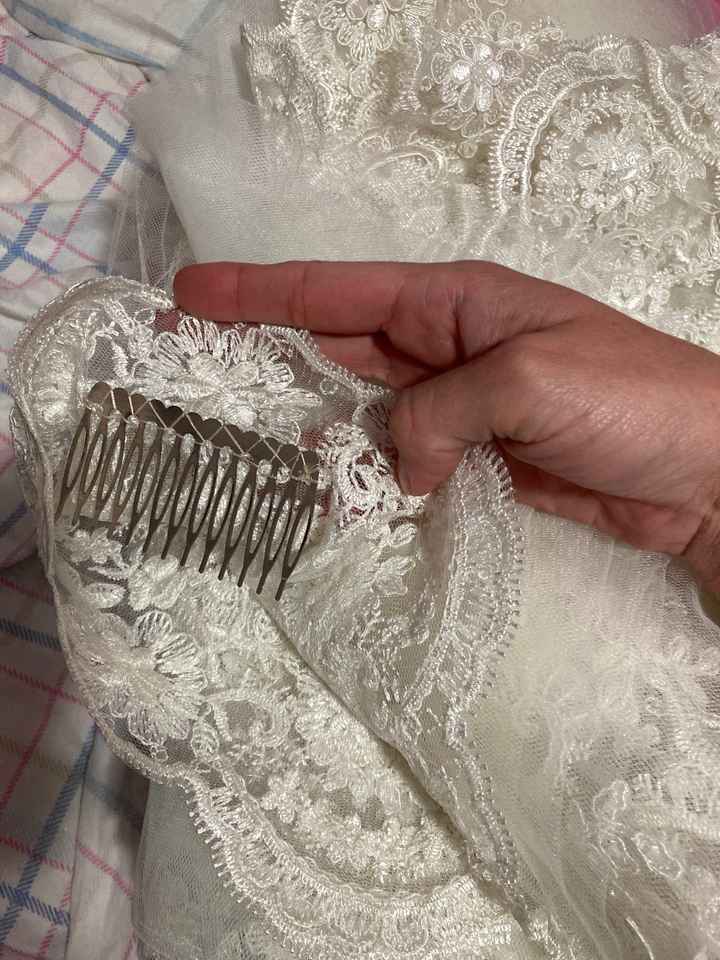 La mantilla de novia, cómo luce más elegante??? - 1
