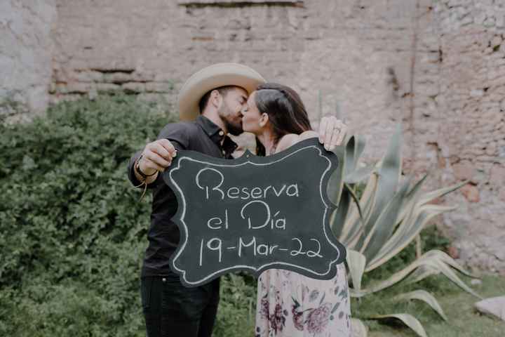 "A mostrar sus Save the Date" - 1