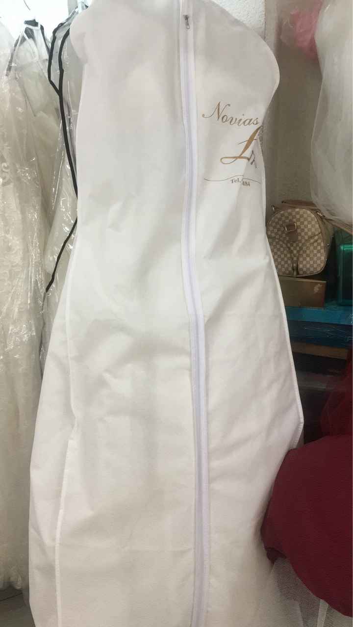 a un mes y mi vestido de ensueño en casa por fin - 3