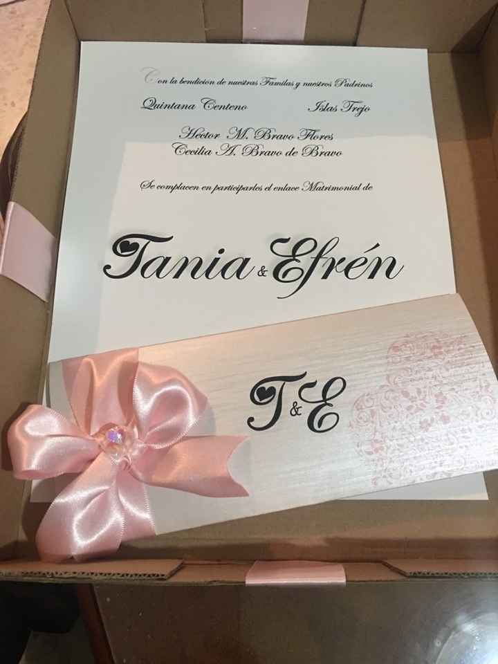 A 403 días ya tenemos las invitaciones - 1
