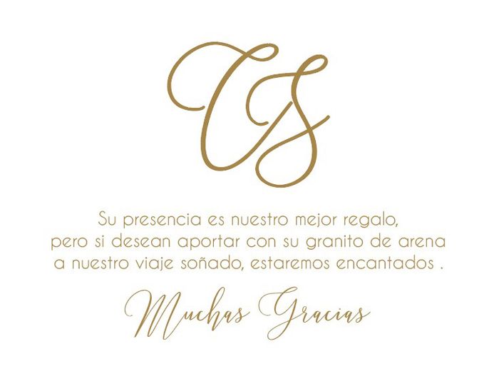 Que opciones hay para que los invitados nos regalen la luna de miel? - 1